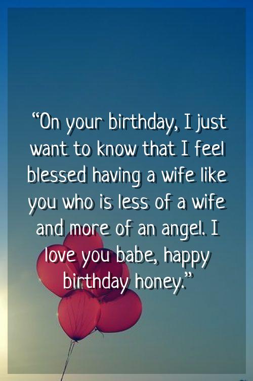 happy birthday to your wife